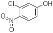 structure of CAS# 491-11-2, 3-Chloro-4-nitrophenol