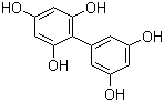 2,4,6,3',5'-联苯五酚分子结构 (CAS 491-45-2)