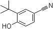 3-tert-Butyl-4-hydroxybenzonitrile molecular structure (CAS 4910-04-7)