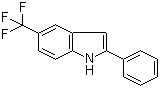 CAS # 491601-38-8, 2-Phenyl-5-(trifluoromethyl)-1H-indole