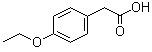 4-Ethoxyphenylacetic acid molecular structure (CAS 4919-33-9)