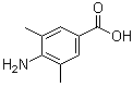 3,5-二甲基-4-氨基苯甲酸分子结构 (CAS 4919-40-8)