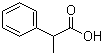 structure of CAS# 492-37-5, DL-2-Phenylpropionic acid