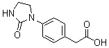 structure of CAS# 492445-92-8, 4-(2-Oxo-1-imidazolidinyl)benzeneacetic acid
