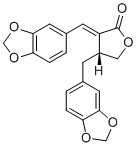 桧脂素分子结构 (CAS 493-95-8)