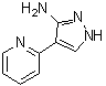 structure of CAS# 493038-87-2, 4-(Pyridin-2-yl)-1H-pyrazol-3-amine