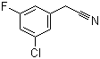 structure of CAS# 493038-93-0, 3-氯-5-氟苯乙腈