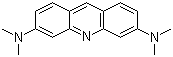 3,6-双(二甲基氨基)吖啶分子结构 (CAS 494-38-2)