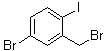 structure of CAS# 495414-06-7, 4-Bromo-2-(bromomethyl)-1-iodobenzene