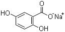 龙胆酸钠盐分子结构 (CAS 4955-90-2)