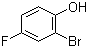structure of CAS# 496-69-5, 2-Bromo-4-fluorophenol