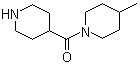 structure of CAS# 496057-63-7, 4-Methyl-1-(4-piperidinylcarbonyl)piperidine