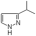 3-异丙基吡唑分子结构 (CAS 49633-25-2)