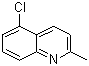 structure of CAS# 4964-69-6, 5-Chloroquinaldine