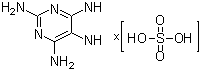 2,4,5,6-四氨基嘧啶硫酸盐分子结构 (CAS 49647-58-7)