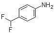 structure of CAS# 49658-26-6, 4-(Difluoromethyl)aniline