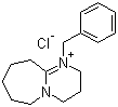 8-苄基-1,8-二氮杂双环[5.4.0]十一碳-7-烯氯化铵分子结构 (CAS 49663-94-7)