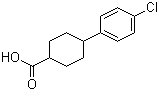structure of CAS# 49708-81-8, 4-(4-Chlorophenyl)cyclohexanecarboxylic acid