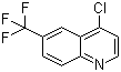 structure of CAS# 49713-56-6, 4-氯-6-(三氟甲基)喹啉