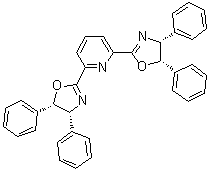 CAS # 497172-36-8, 2,6-Bis[(4R,5S)-4,5-dihydro-4,5-diphenyl-2-oxazolyl]pyridine