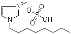 1-辛基-3-甲基咪唑鎓硫酸盐分子结构 (CAS 497258-85-2)