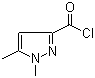 structure of CAS# 49783-84-8, 1,5-Dimethylpyrazole-3-carbonyl chloride