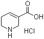 1,2,5,6-Tetrahydro-pyridine-3-carboxylic acid hydrochloride molecular structure (CAS 498-96-4)