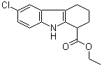 6-氯-2,3,4,9-四氢-1H-咔唑-1-羧酸乙酯分子结构 (CAS 49844-36-2)