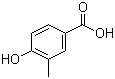 structure of CAS# 499-76-3, 4-Hydroxy-3-methylbenzoic acid