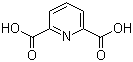 吡啶-2,6-二甲酸分子结构 (CAS 499-83-2)