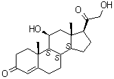 structure of CAS# 50-22-6, Corticosterone