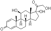 CAS # 50-24-8, Prednisolone, 11beta,17alpha,21-Trihydroxypregna-1,4-diene-3,20-dione, 1,4-Pregnadiene-11b,17a,21-triol-3,20-dione