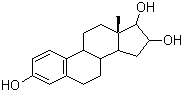 CAS # 50-27-1, Estriol, 1,3,5(10)-Estratriene-3,16a,17b-triol, Estra-1,3,5(10)-triene-3,16alpha,17beta-triol