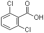 2,6-二氯苯甲酸分子结构 (CAS 50-30-6)