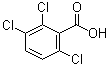 CAS # 50-31-7, 2,3,6-Trichlorobenzoic acid, HC 1281, TCB, TCBA, Trysben