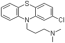 氯丙嗪分子结构 (CAS 50-53-3)