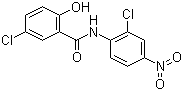 氯硝柳胺分子结构 (CAS 50-65-7)