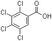 CAS # 50-74-8, 2,3,4,5-Tetrachlorobenzoic acid