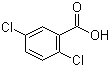 2,5-二氯苯甲酸分子结构 (CAS 50-79-3)