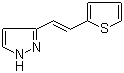 CAS 登录号：500128-99-4, 3-[2-(2-噻吩基)乙烯基]-1H-吡唑