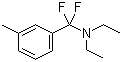 structure of CAS# 500131-50-0, N,N-Diethyl-alpha,alpha-difluoro-3-methylbenzylamine