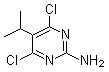 structure of CAS# 500161-46-6, 2-Amino-4,6-dichloro-5-isopropylpyrimidine