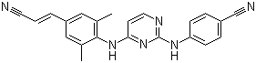 structure of CAS# 500287-72-9, Rilpivirine