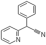 structure of CAS# 5005-36-7, alpha-Phenyl-2-pyridineacetonitrile