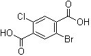 CAS # 500550-60-7, 2-Bromo-5-chloro-1,4-benzenedicarboxylic acid, NSC 126423