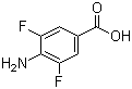 structure of CAS# 500577-99-1, 4-Amino-3,5-difluorobenzoic acid