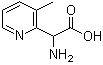 CAS # 500755-94-2, alpha-Amino-3-methyl-2-pyridineacetic acid