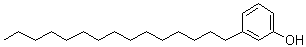3-n-Pentadecylphenol molecular structure (CAS 501-24-6)