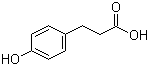 structure of CAS# 501-97-3, 3-(4-Hydroxyphenyl)propionic acid