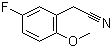 5-氟-2-甲氧基苯乙腈分子结构 (CAS 501008-41-9)